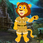Games4King Funny Lion Rescue Walkthrough
